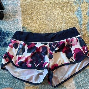 Lululemon speed shorts